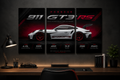 Porsche 911 GT3 RS Metal Poster Set